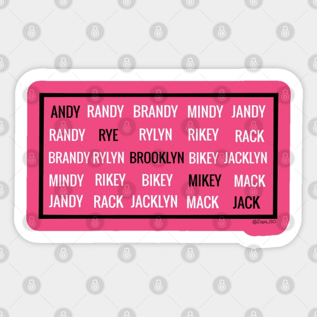 Roadtrip Ships Black and White Love Ship-Names RoadtripTV Boyband Sticker by Zaps_ISO